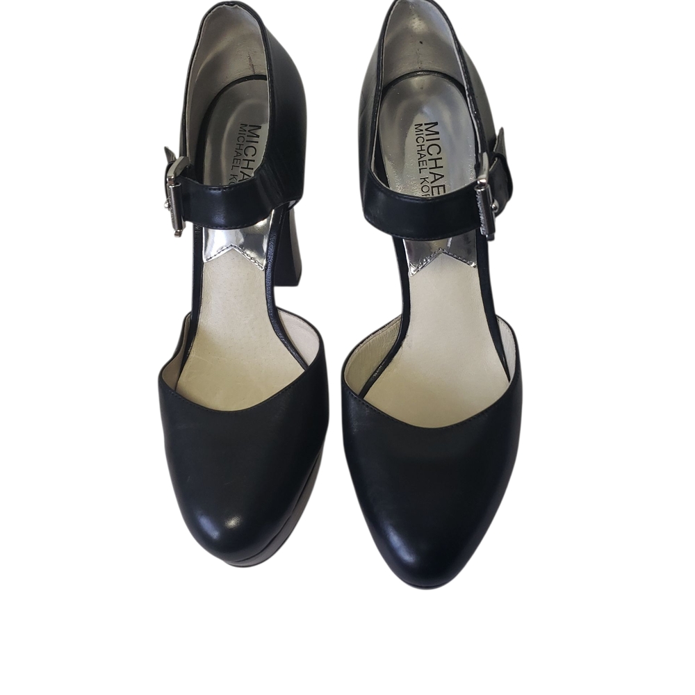 Michael Kors Black Leather Heels